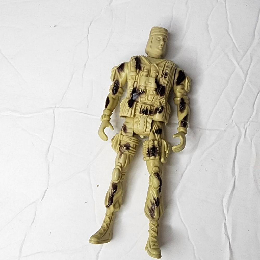 Tan Camo 5POA Military Soldier 5" Tall Children's Toy Action Figure